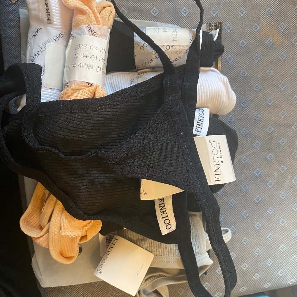 Fine too , t back  underwear. sz small. 9 total